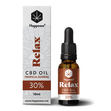 Carica l'immagine nel visualizzatore di Gallery, CBD SPETTRO COMPLETO 10%-20%-30%-40% – RELAX: Tropical Sunrise – Olio MCT (10 ml)-Happease-Veganja Shop
