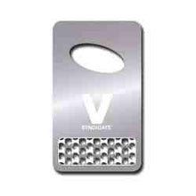 Carica l'immagine nel visualizzatore di Gallery, GRINDER CARD APRIBOTTIGLIE – Acciaio Inossidabile – (9x5 cm) –-V-Syndicate-Veganja Shop