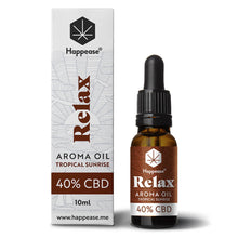 Carica l'immagine nel visualizzatore di Gallery, CBD SPETTRO COMPLETO 10%-20%-30%-40% – RELAX: Tropical Sunrise – Olio MCT (10 ml)-Happease-Veganja Shop
