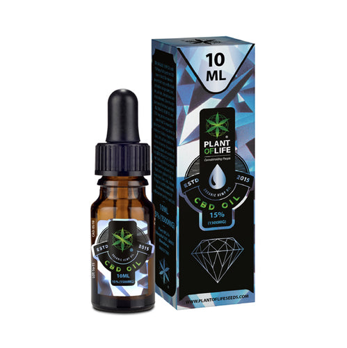 CBD SPETTRO COMPLETO 15% – Olio di Cannabis – [Diversi Formati]-Plant Of Life-Veganja Shop