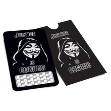 Carica l&#39;immagine nel visualizzatore di Gallery, GRINDER CARD – Acciaio Inossidabile – (9x5 cm) – [Diverse Grafiche]-V-Syndicate-Veganja Shop
