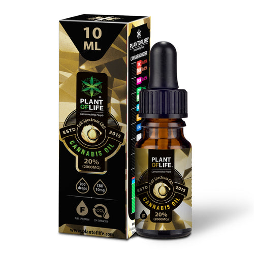 CBD SPETTRO COMPLETO 20% – Olio di Cannabis – [Diversi Formati]-Plant Of Life-Veganja Shop