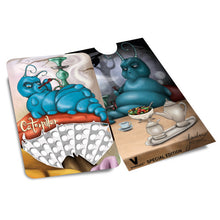 Carica l&#39;immagine nel visualizzatore di Gallery, GRINDER CARD – Acciaio Inossidabile – (9x5 cm) – [Diverse Grafiche]-V-Syndicate-Veganja Shop
