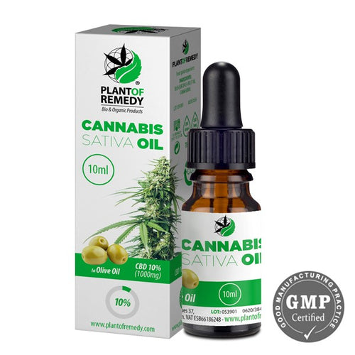 CBD ISOLATO 10%-15%-20%-30% – Olio d'Oliva (10 ml)-Plant Of Remedy-Veganja Shop