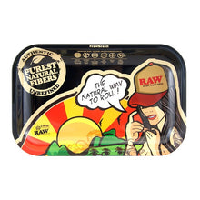 Carica l&#39;immagine nel visualizzatore di Gallery, VASSOIO MEDIO – Alluminio (28x18 cm) – [Diverse Grafiche]-RAW-Veganja Shop
