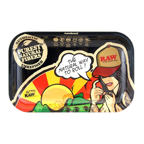 VASSOIO MEDIO – Alluminio (28x18 cm) – [Diverse Grafiche]-RAW-Veganja Shop