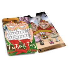 Carica l&#39;immagine nel visualizzatore di Gallery, GRINDER CARD – Acciaio Inossidabile – (9x5 cm) – [Diverse Grafiche]-V-Syndicate-Veganja Shop
