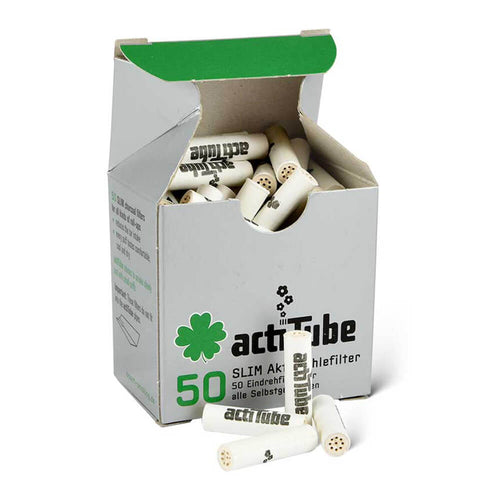 FILTRO EXTRA SLIM – Full Flavour – Carboni Attivi (Ø6 mm)-ActiTube-Veganja Shop