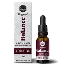 Carica l&#39;immagine nel visualizzatore di Gallery, CBD SPETTRO COMPLETO 10%-20%-30%-40% – BALANCE: Strawberry Field – Olio MCT (10 ml)-Happease-Veganja Shop

